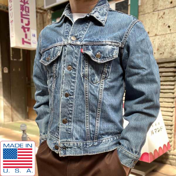 70s USA製 Levi's リーバイス 70505 4th 66前期 デニムジャケット