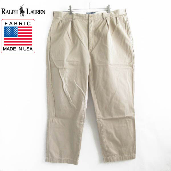 90s Polo | ポロ ラルフローレン ツータック チノパン ANDREW PANT