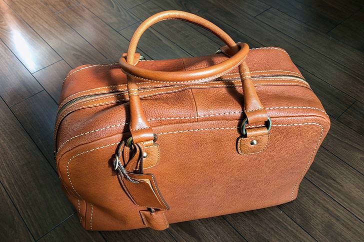 一生ものの革製ボストンバッグ「トーンオイルヌメ アンティック