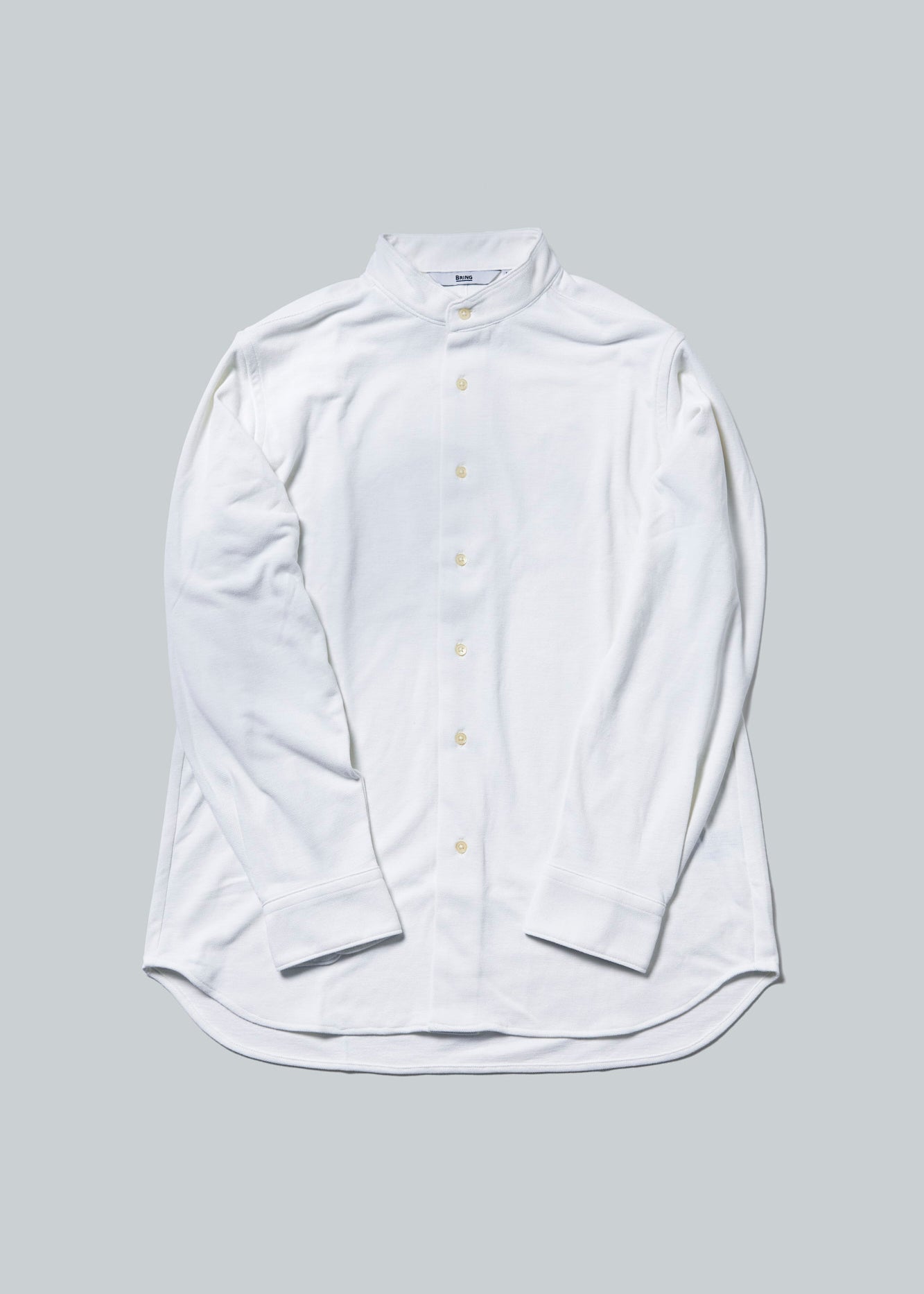 DRYCOTTONY STAND COLLAR SHIRT （ドライコットニースタンドカラー
