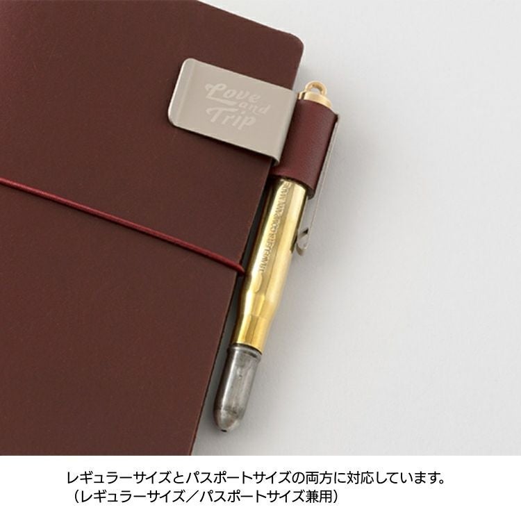 2025年 限定 トラベラーズノート ペンホルダー レッド LOVE AND TRIP