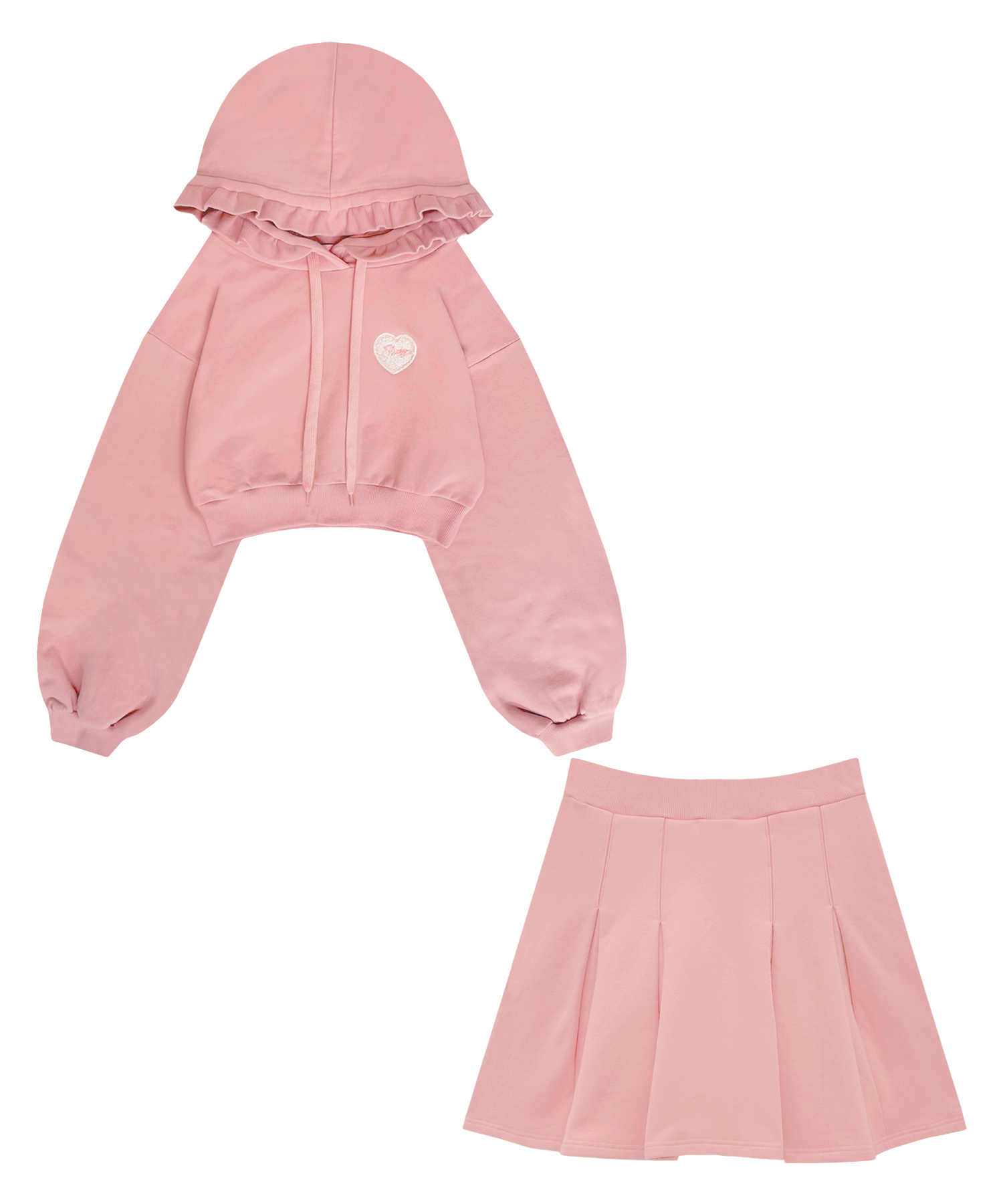 裏起毛フリルパーカーセットアップ – BUNNY APARTMENT