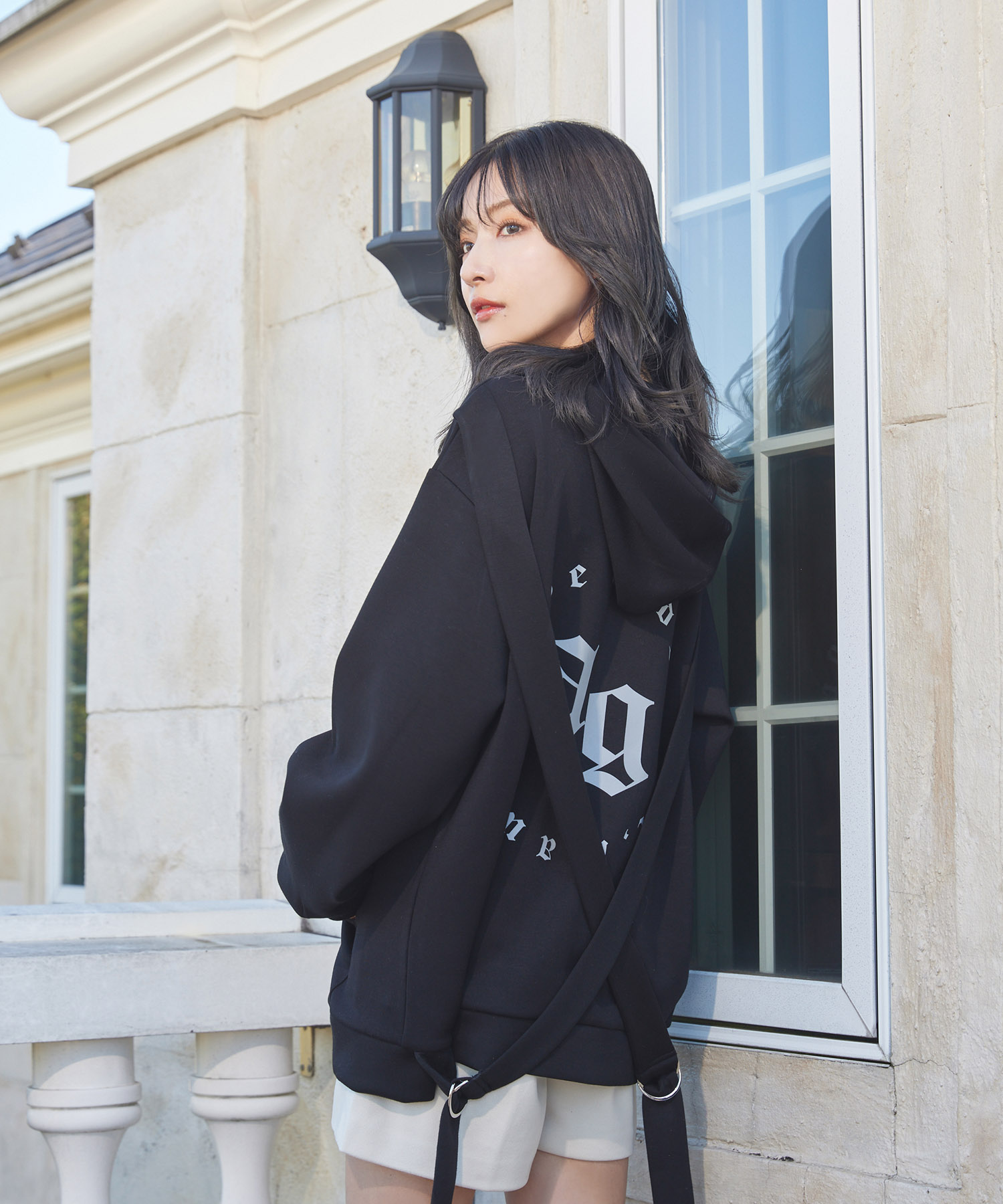 UNISEXバッククロスパーカー – BUNNY APARTMENT