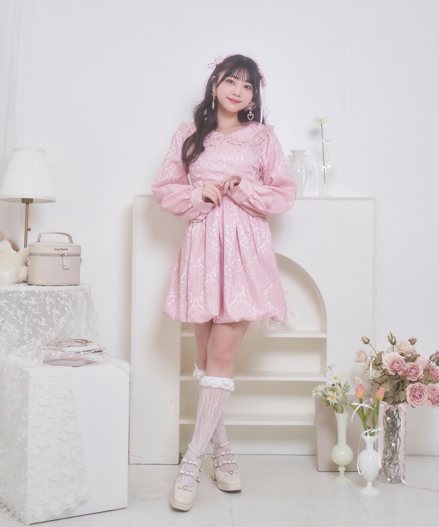 バックリボンバルーンワンピース – BUNNY APARTMENT