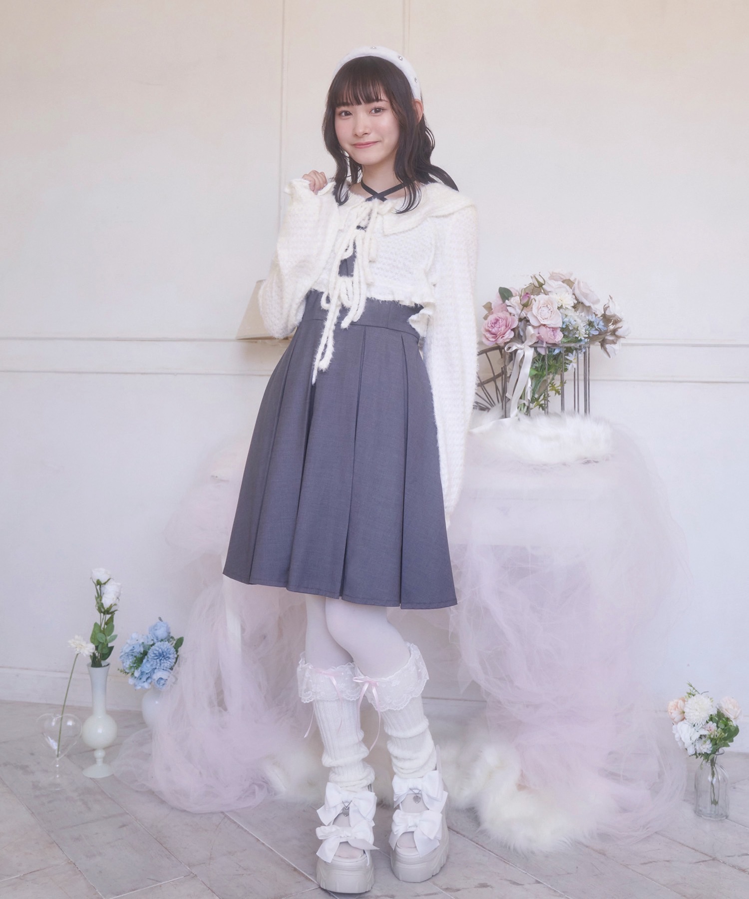 リボン付きスクエアセットアップ – BUNNY APARTMENT