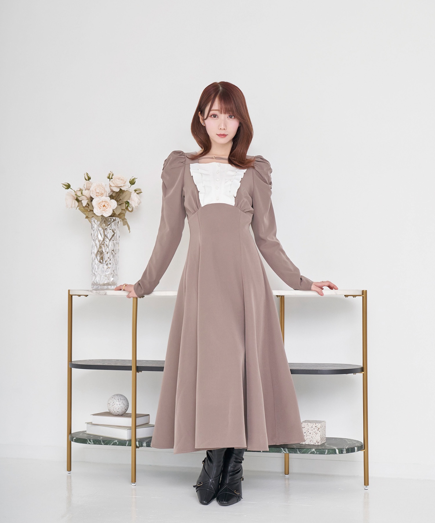 flare maid like dress – BUNNY APARTMENT