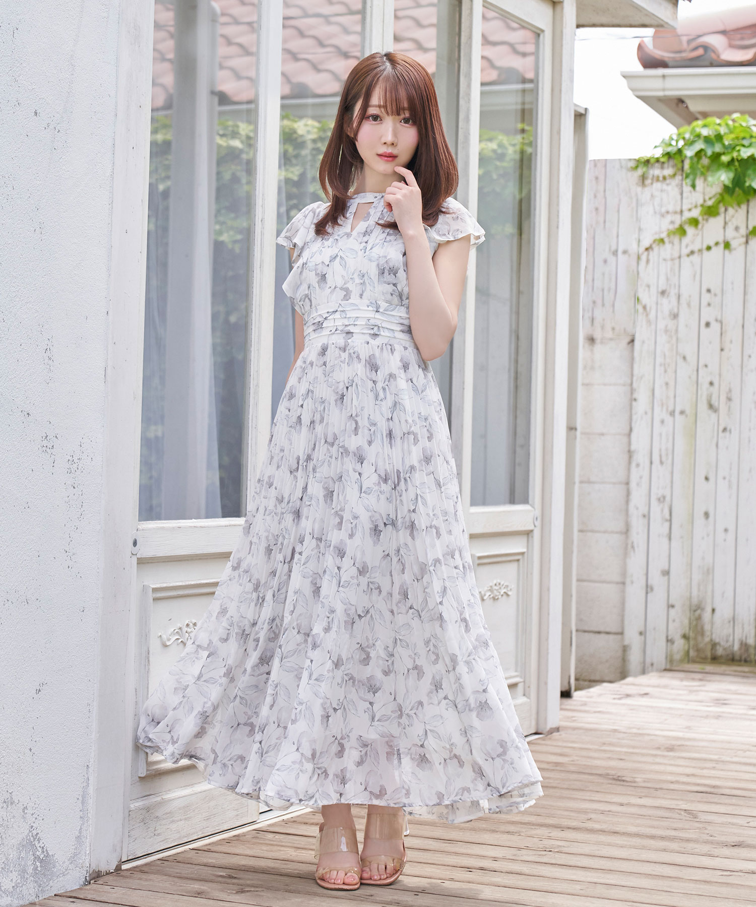 floral print pleats dress – BUNNY APARTMENT