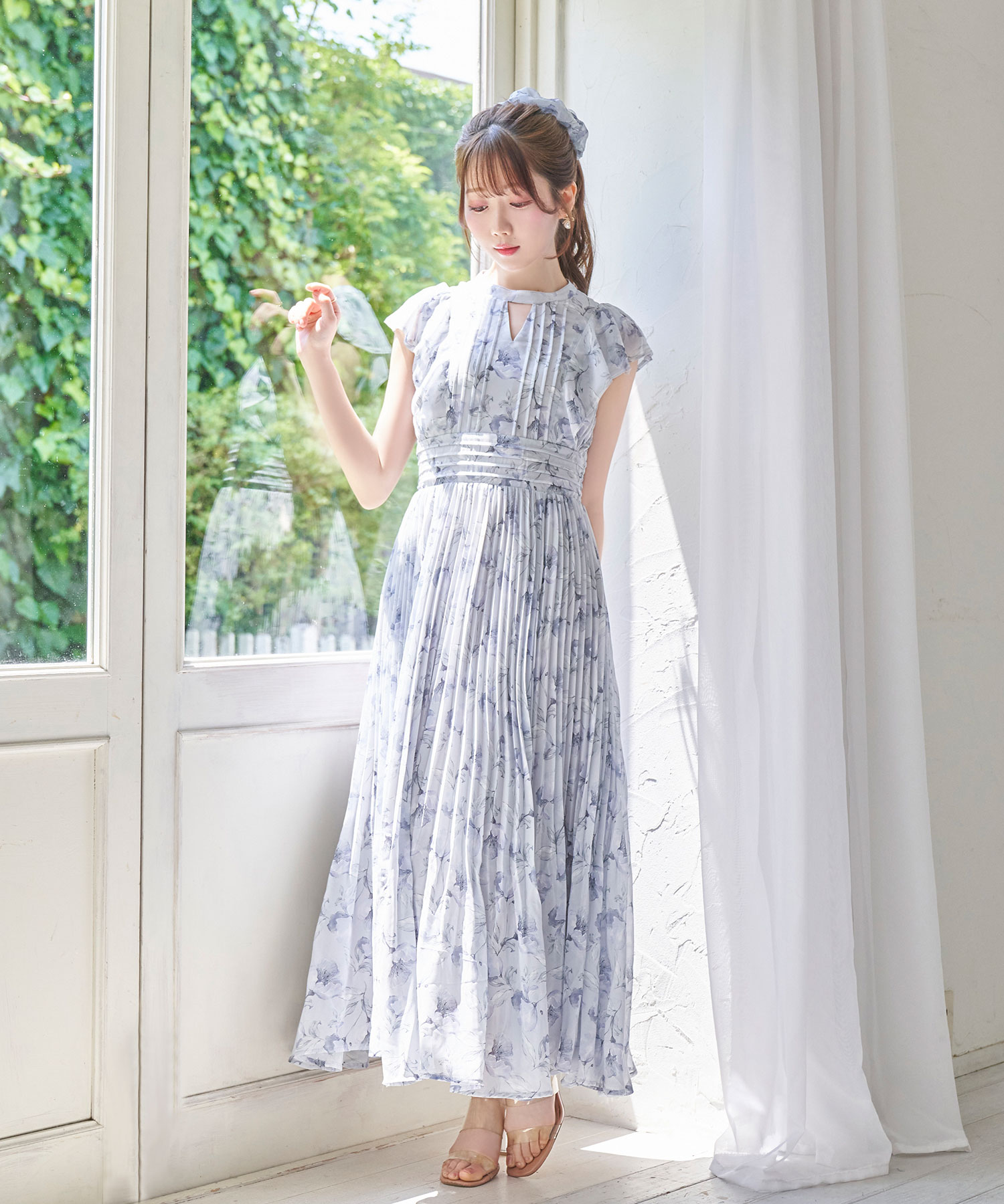 floral print pleats dress – BUNNY APARTMENT