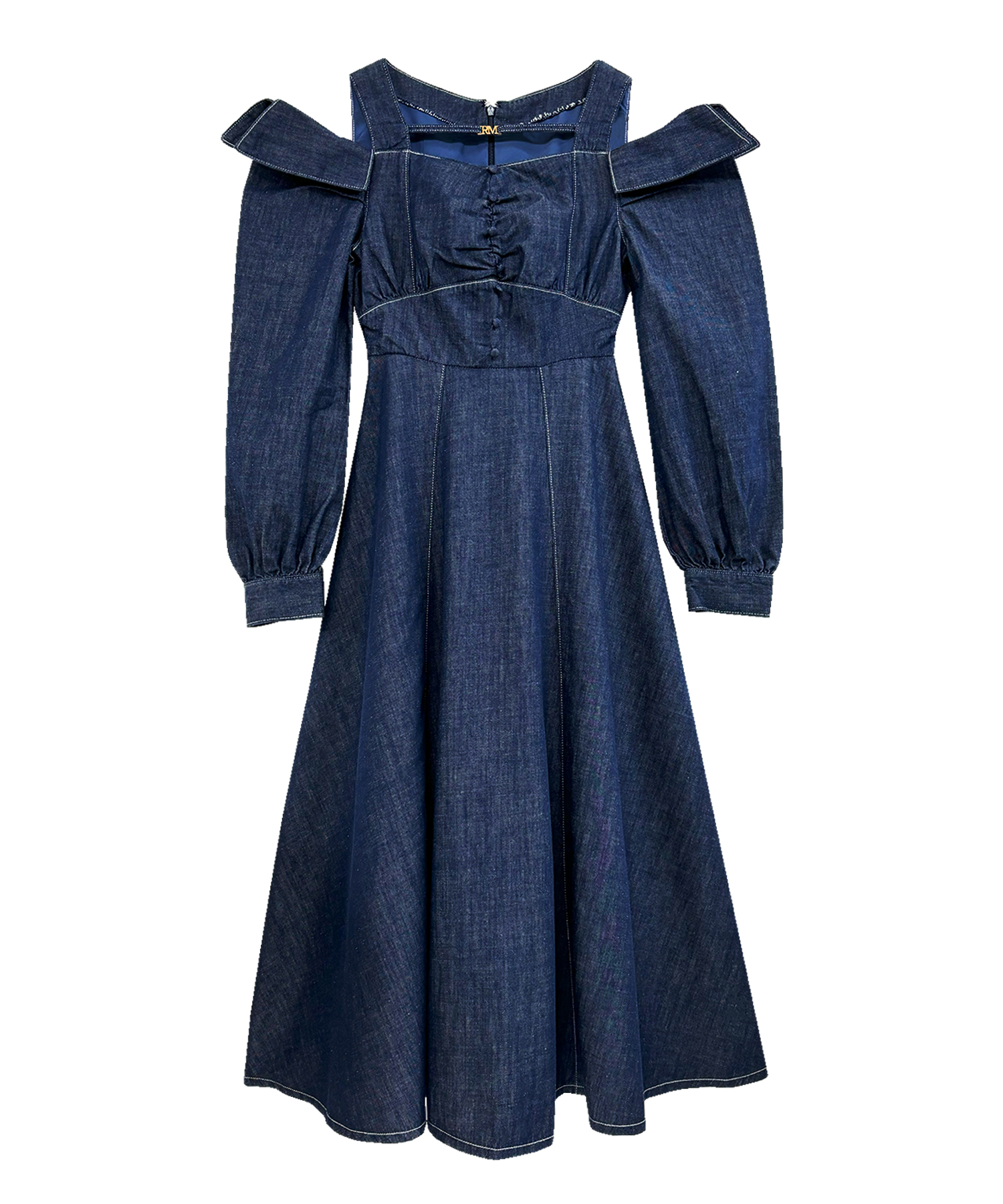 Denim flare dress – BUNNY APARTMENT