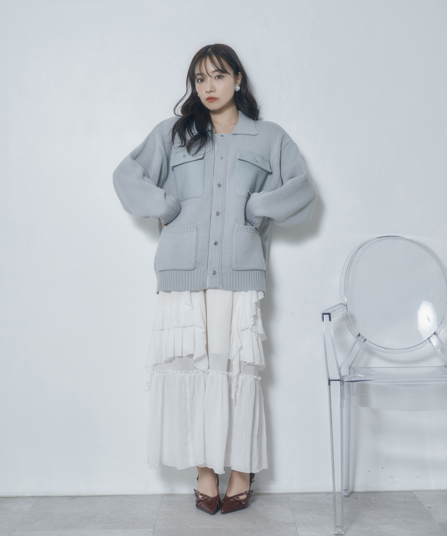 UNISEX ポケットニットジャケット – BUNNY APARTMENT