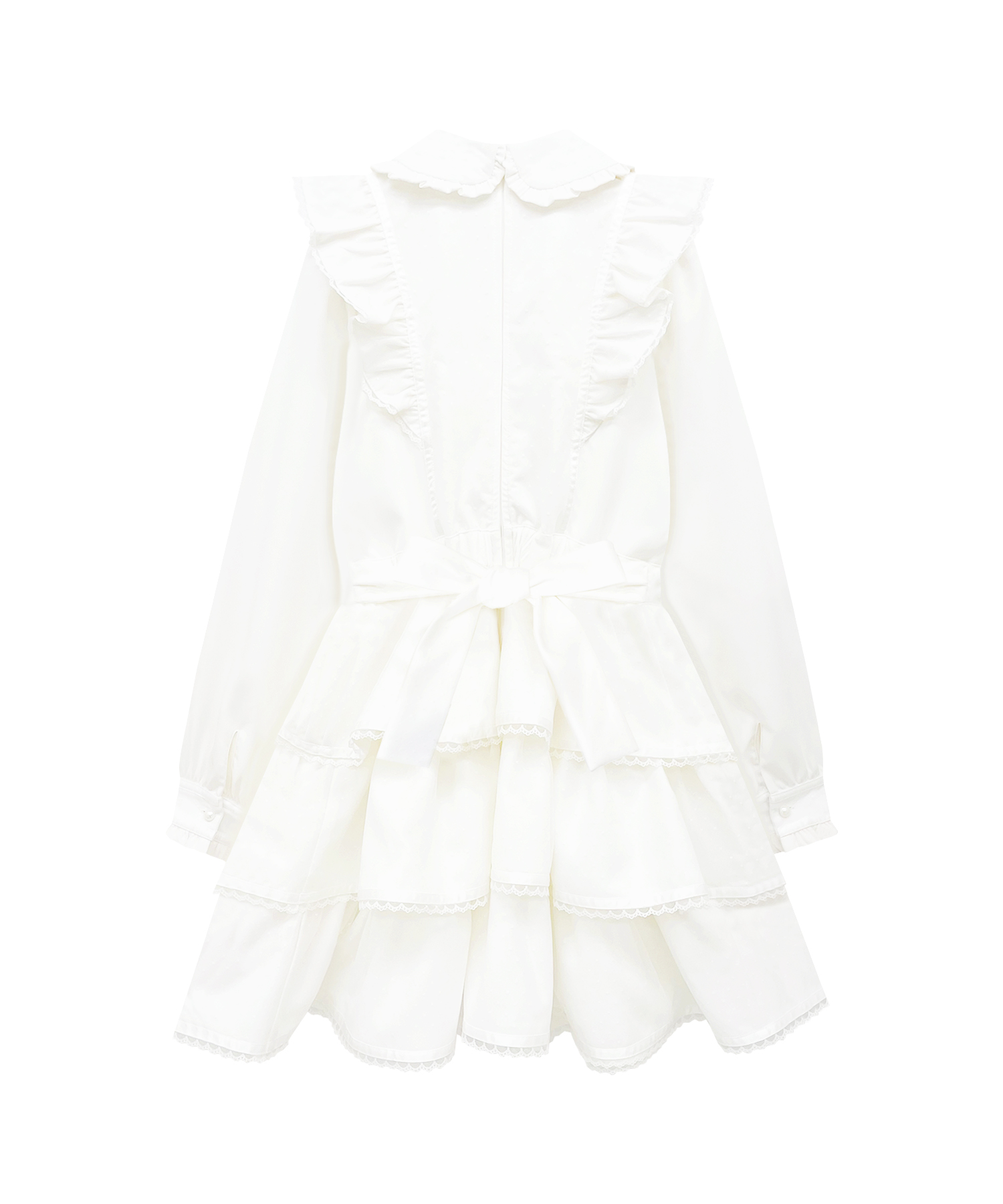 リボン付きドットチュールワンピース – BUNNY APARTMENT