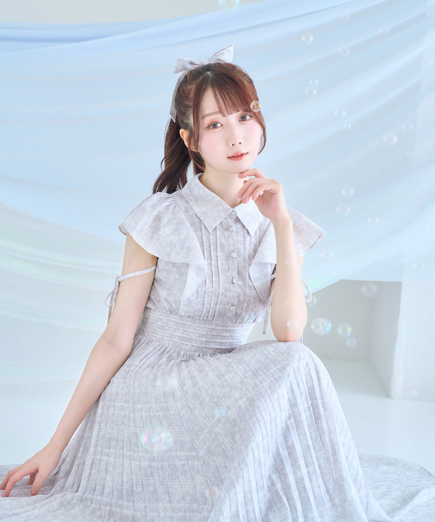 pleats floral print dress – BUNNY APARTMENT