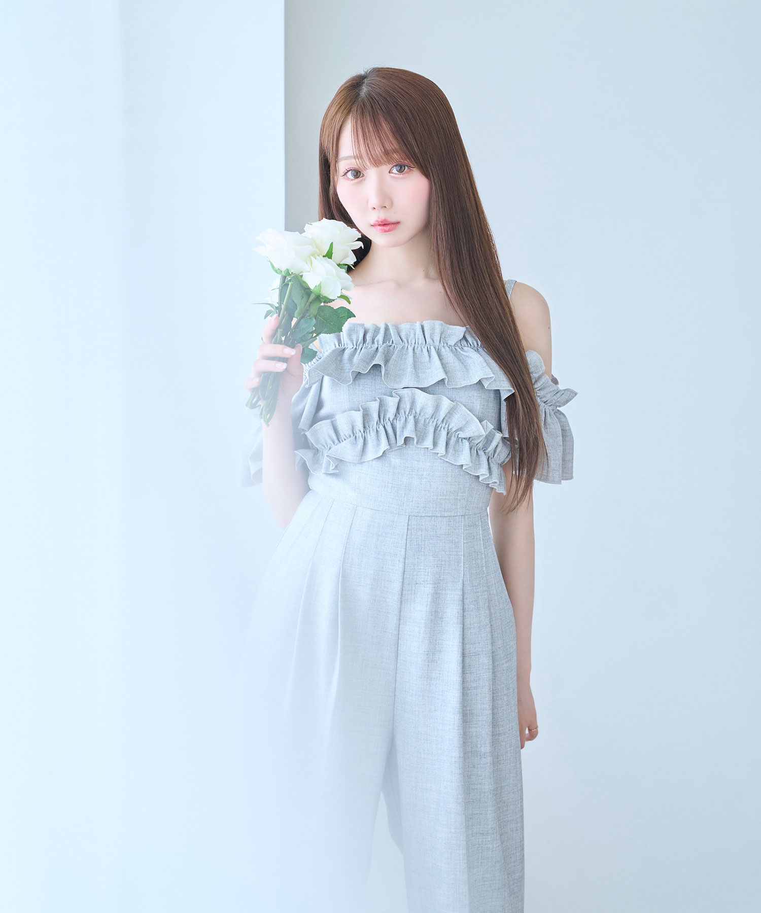 off shoulder frills romper – BUNNY APARTMENT