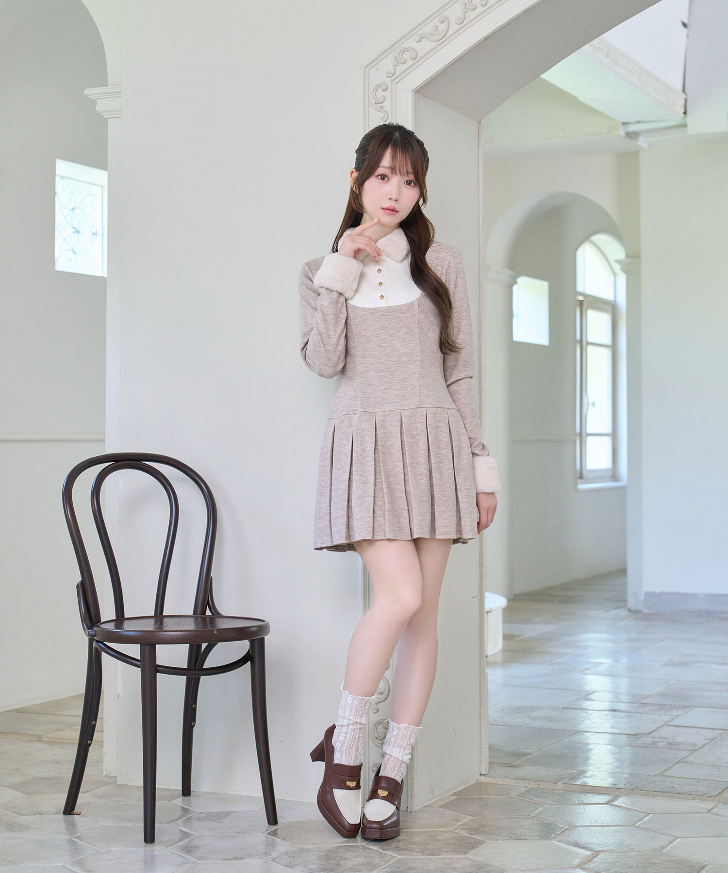 Knit sew pleated op – BUNNY APARTMENT