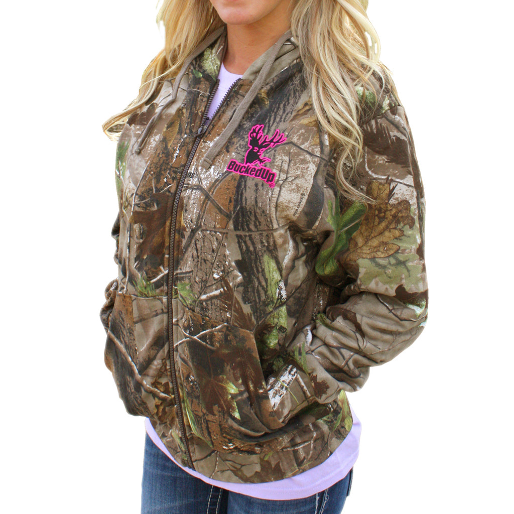 BuckedUp® | BuckedUp® Hoodie Realtree APG Camo with Embroidered