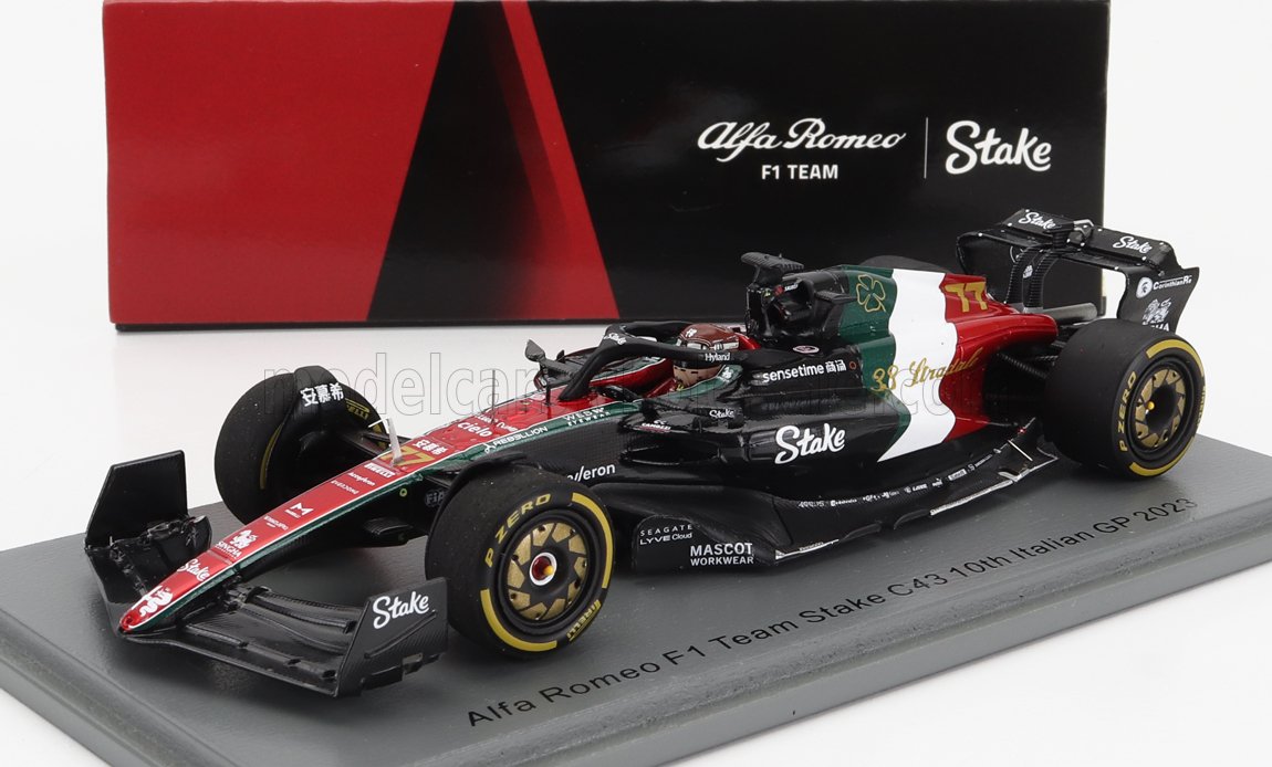スパーク 1/43 アルファロメオC43 ボッタス 2023イタリア10位 2023