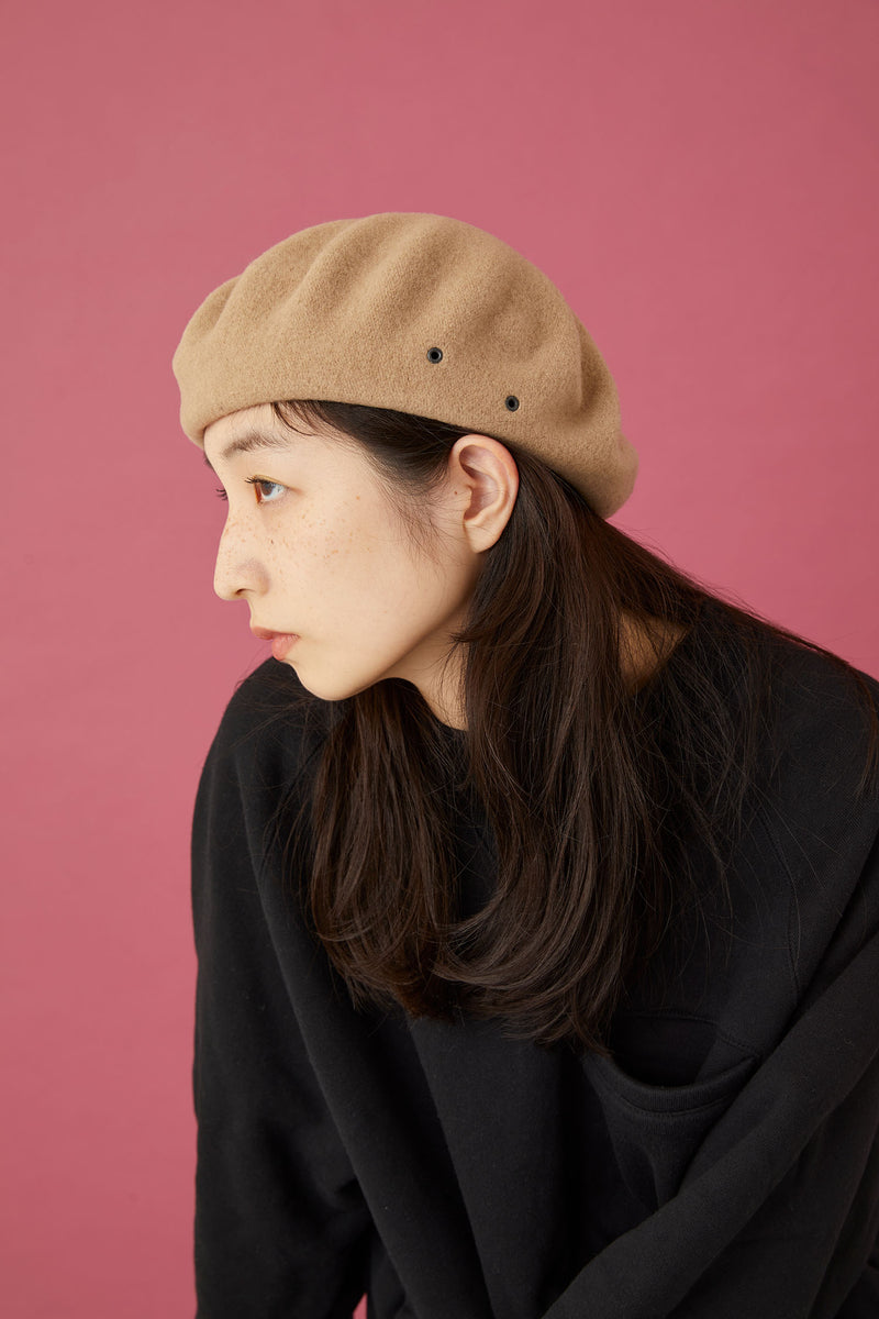 ベレー | 帽子通販｜CPH(シーピーエイチ）BERET / SOLID WOOL / BEIGE