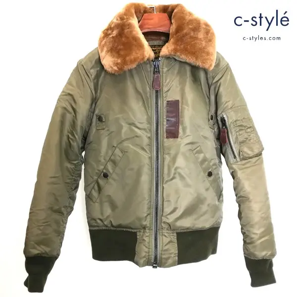 WAIPER ワイパー 米軍 B-15B フライトジャケット WP20 36 オリーブ