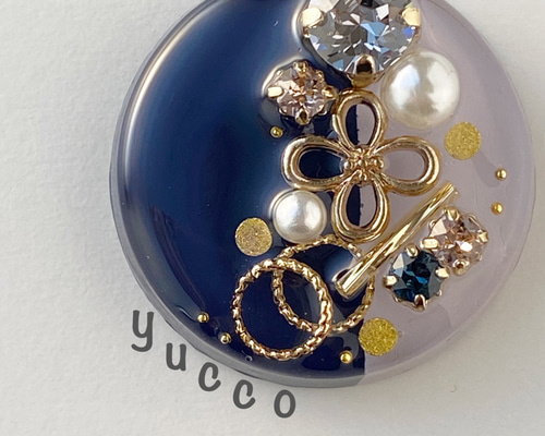 ◇受注制作◇【レジン＊ポニーフック・ヘアゴム・帯留め】たっぷり