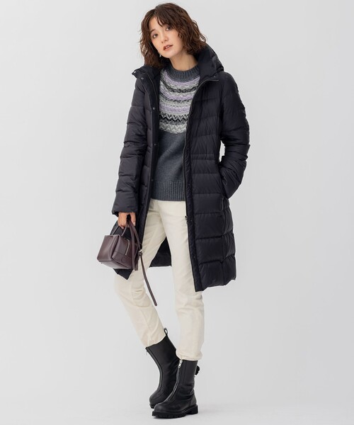 洗える】シレータフタ ロング ダウンコート（ダウンジャケット/コート