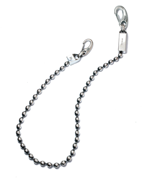 8mm ボール ウォレットチェーン シルバー925 ブランド オリジナル