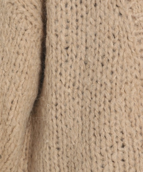 ichi（イチ）の「【ichi(イチ)】アクリルウールアルパカニット