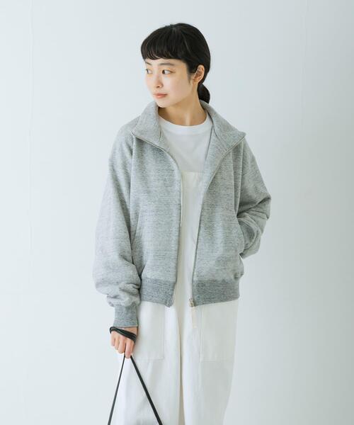 コットンスウェットスタンドジップ（スウェット）｜かぐれ（カグレ）の