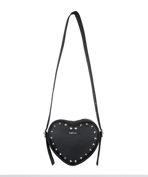 ハートスタッズ ショルダーバッグ（ショルダーバッグ）｜MILK（ミルク