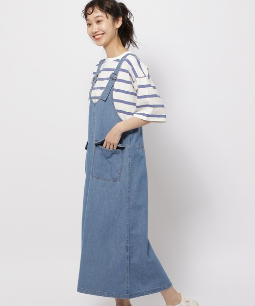 niko and（ニコアンド）の「Uネックジャンパースカート（ジャンパー