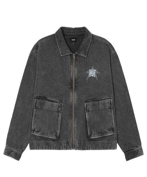 HUF（ハフ）の「INTERGALACTIC FREQUENCY ZIP SHACKET / HUF ハフ 長袖