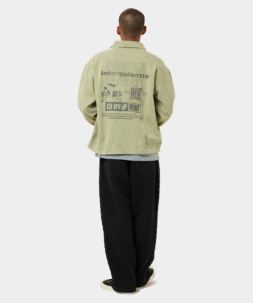 HUF（ハフ）の「INTERGALACTIC FREQUENCY ZIP SHACKET / HUF ハフ 長袖