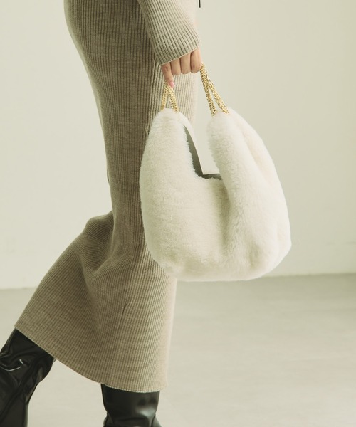 メリノムートンファーバッグ（ハンドバッグ）｜Whim Gazette（ウィム