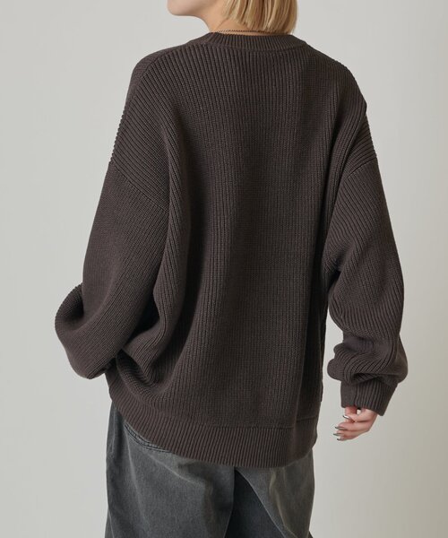 Lui's（ルイス）の「片畦クルーネックニット（ニット/セーター）」 - WEAR