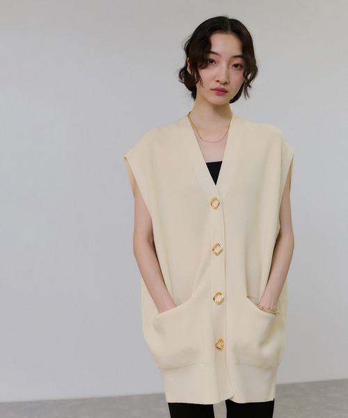 サステナブル】ミドルニットジレ（ベスト）｜ADAM ET ROPE