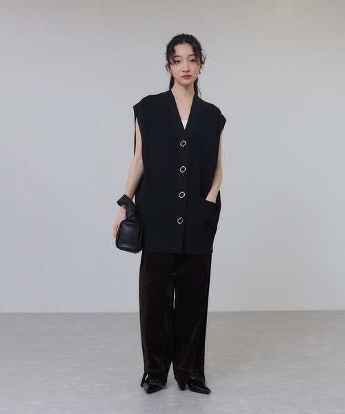サステナブル】ミドルニットジレ（ベスト）｜ADAM ET ROPE