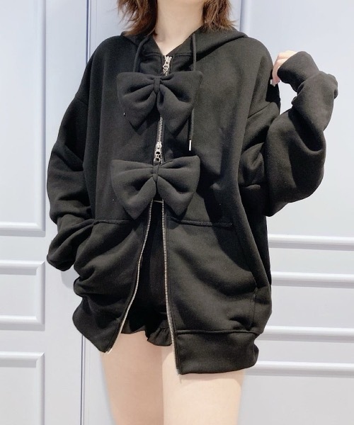 lilLilly（リルリリー）の「ダブルリボンパーカー（パーカー）」 - WEAR