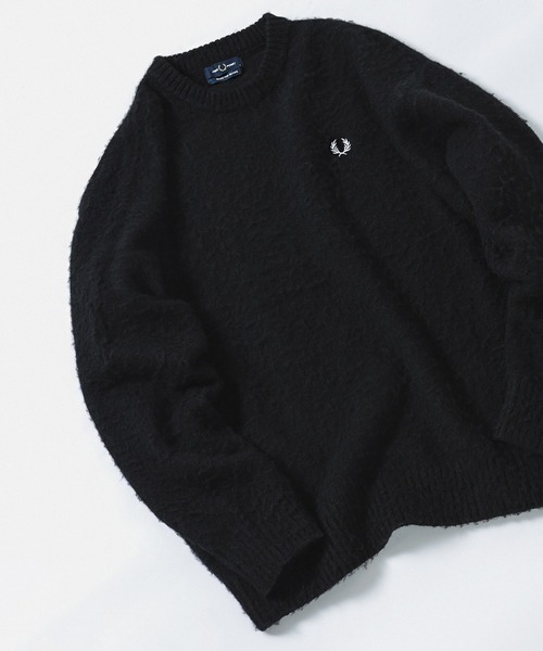 別注】FRED PERRY / フラッフィー クルーネックニット（ニット