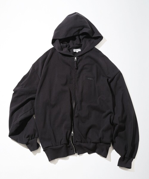 CAHLUMN/カウラム Heavy Weight Jersey Thermal Lined Zip Hoodie