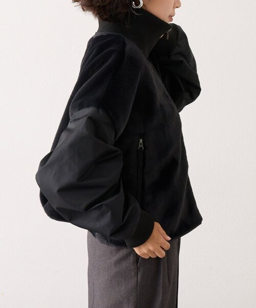 etsinta（エシンタ）の「【etsinta】ファー切替ショートスタンド