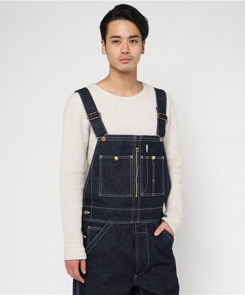 CALEE（キャリー）の「O/W DENIM OVERALL（デニムパンツ）」 - WEAR