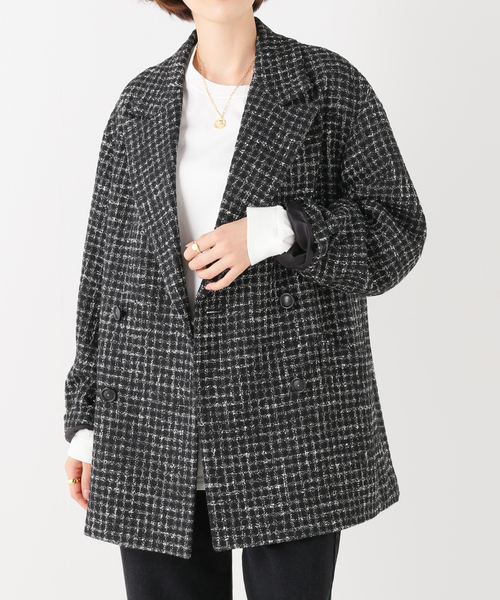 FRAMeWORK（フレームワーク）の「ツィードダブルブレストジャケット