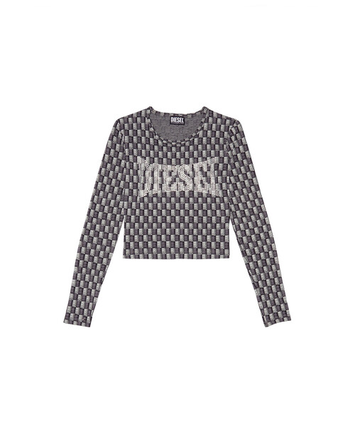 DIESEL（ディーゼル）の「レディース 長袖 トップス ロンT ロゴ