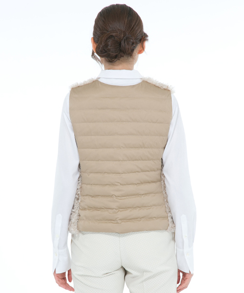 自由区（ジユウク）の「テディファー ベスト（ダウンベスト）」 - WEAR