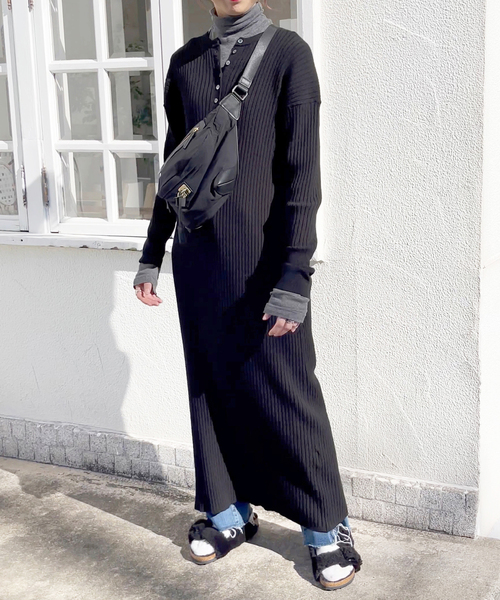 Spick & Span（スピックアンドスパン）の「ヘンリーネック リブニット