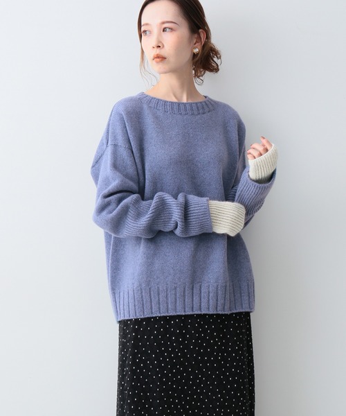 IENA（イエナ）の「【ALDERNEY /アルダニー】 LAMBS WOOLS ニット
