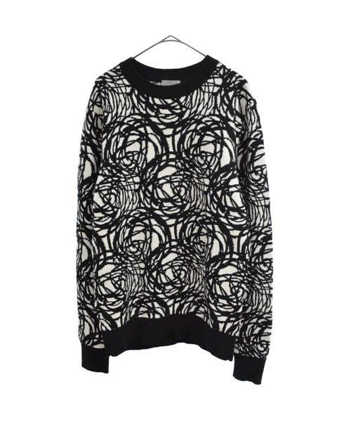 ブランド古着】薔薇 ローズフラワーデザイン総柄ニットセーター