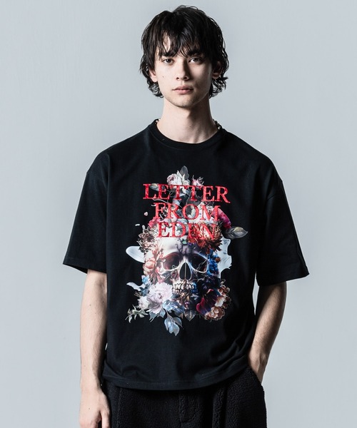 Skull Flower T-Shirt / スカルフラワーTシャツ（Tシャツ/カットソー