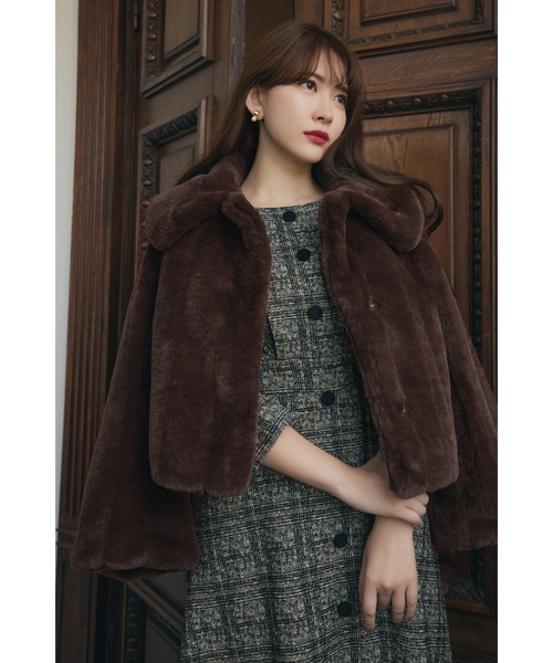 Herlipto Winter Love Faux Fur Coat 美品 Winter Love Faux Fur Long Coat