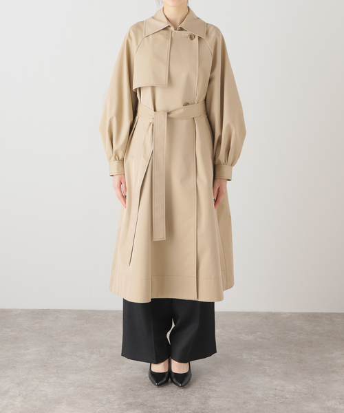 グロウツイルボリューミードレスコート（トレンチコート）｜NOBLE