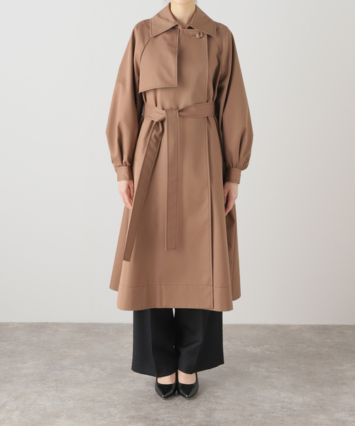 グロウツイルボリューミードレスコート（トレンチコート）｜NOBLE